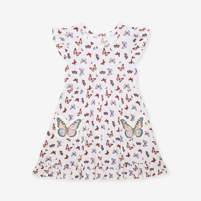 Joan Butterfly Pocket Twirl Dress