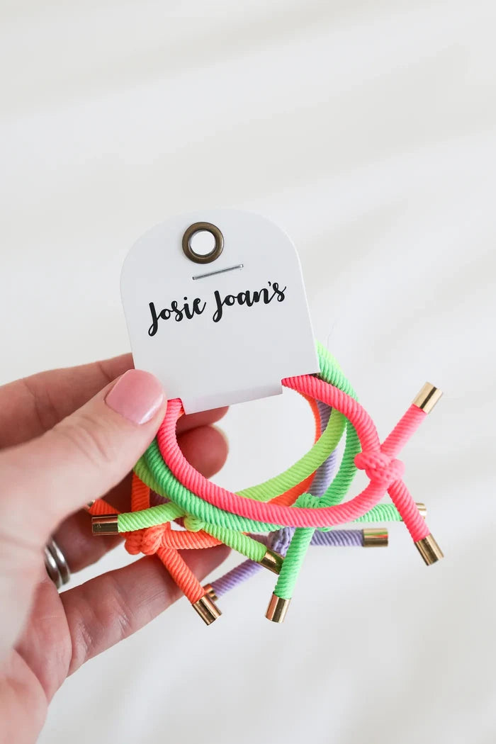 Josie Joan's Hair Tie Essentials Set of 5 | Neon Nora
