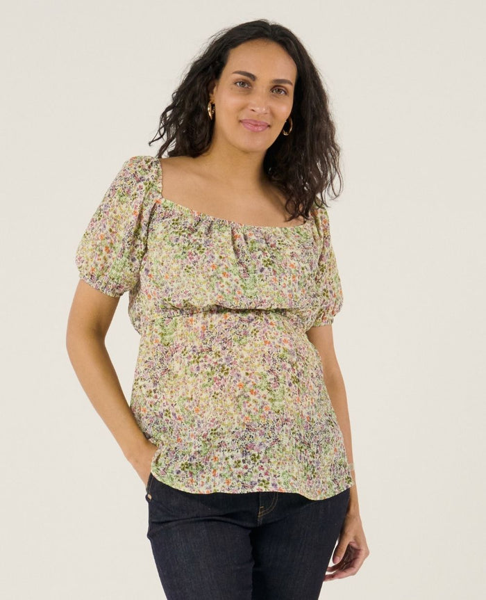 Joy nursing and maternity top - Multicolor