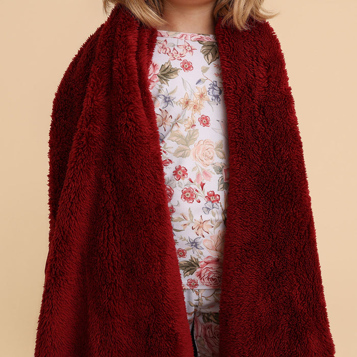 Kristiana Ruffled Luxe Plush Patoo® Blanket