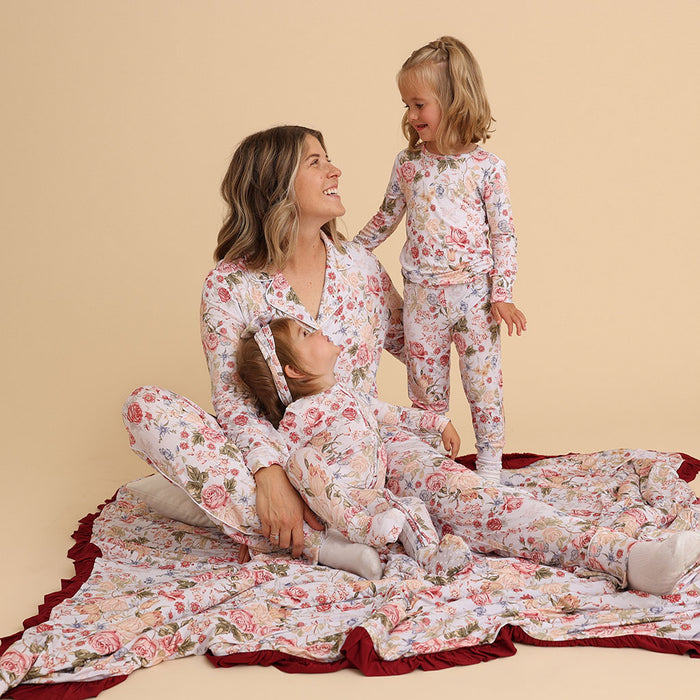 Kristiana Ruffled Luxe Plush Patoo® Blanket