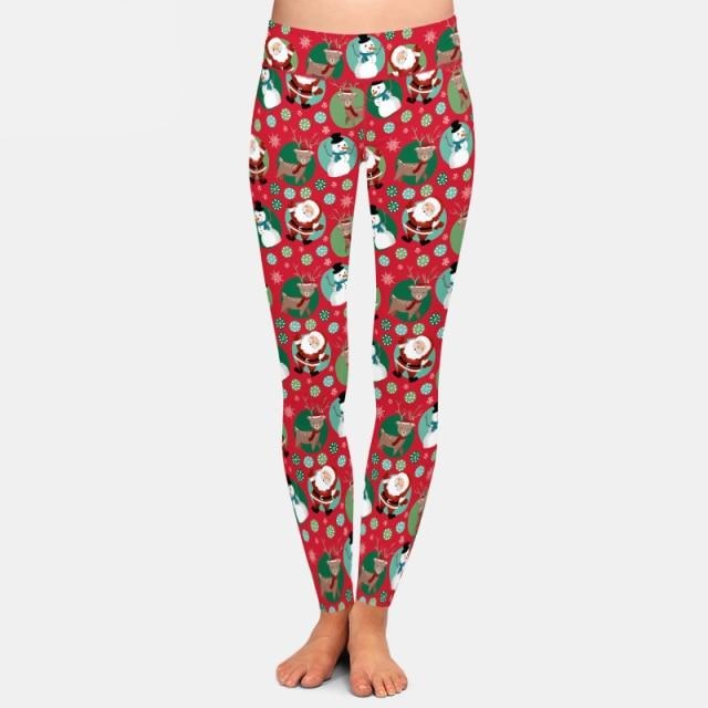 Ladies Assorted Gorgeous Christmas Printed Leggings