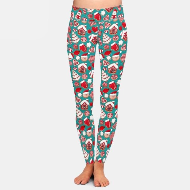 Ladies Assorted Gorgeous Christmas Printed Leggings