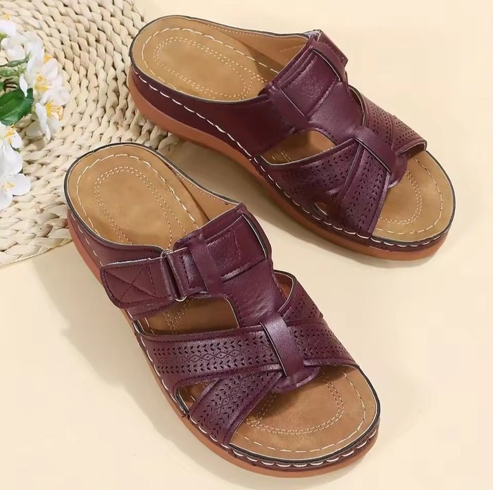 Ladies Casual Open Toe Slides