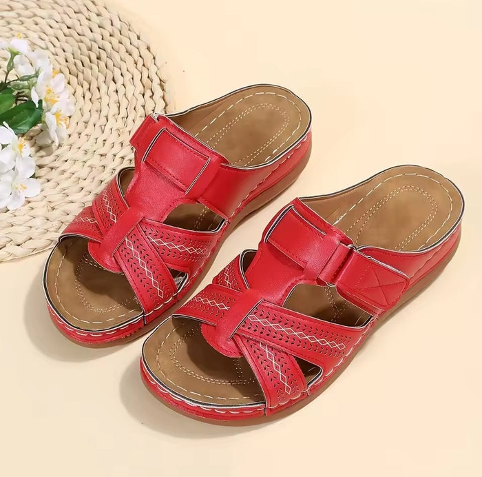 Ladies Casual Open Toe Slides