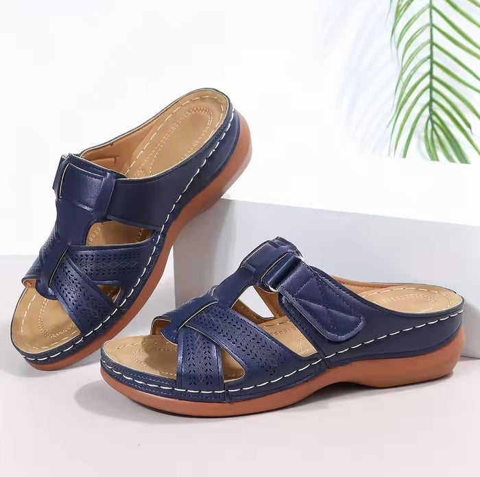 Ladies Casual Open Toe Slides