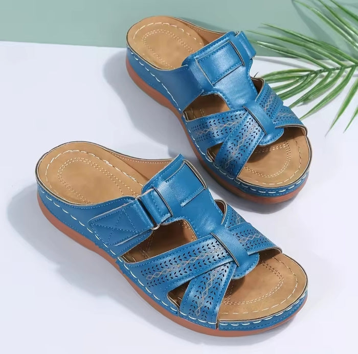 Ladies Casual Open Toe Slides