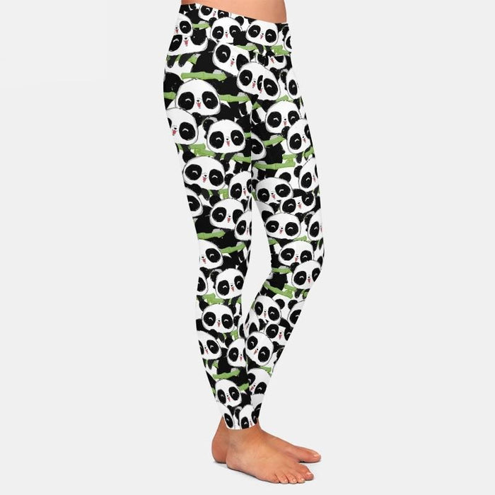 Ladies Cute Panda Printed Leggings