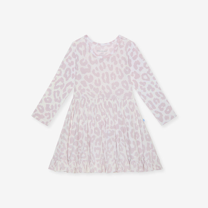 Laurel Leopard Ruffled Twirl Dress