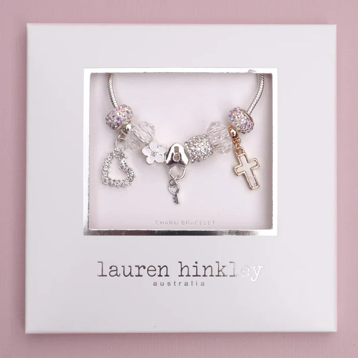 Lauren Hinkley Cross Charm Bracelet