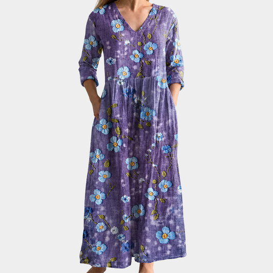 Lavender Meadow Blossom Dress