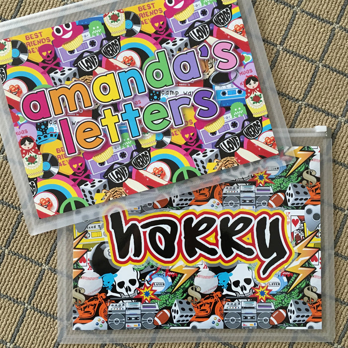 Letter Pouch - Double Happiness patterns