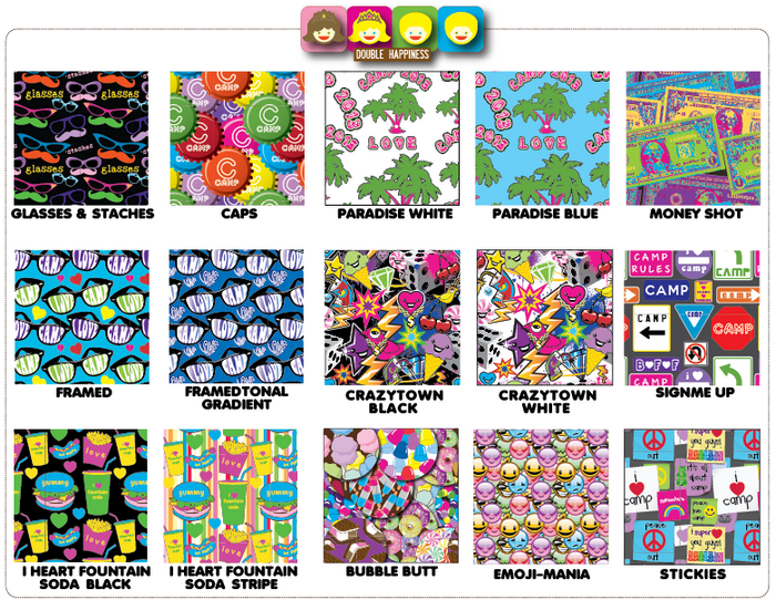 Letter Pouch - Double Happiness patterns
