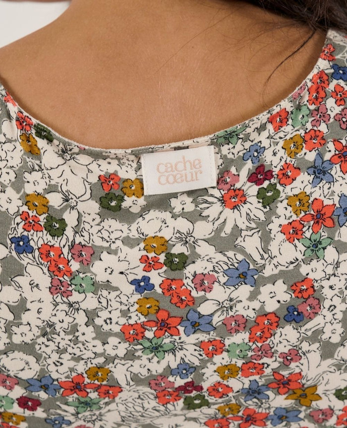 Liberty ruched tank dress - Multicolor
