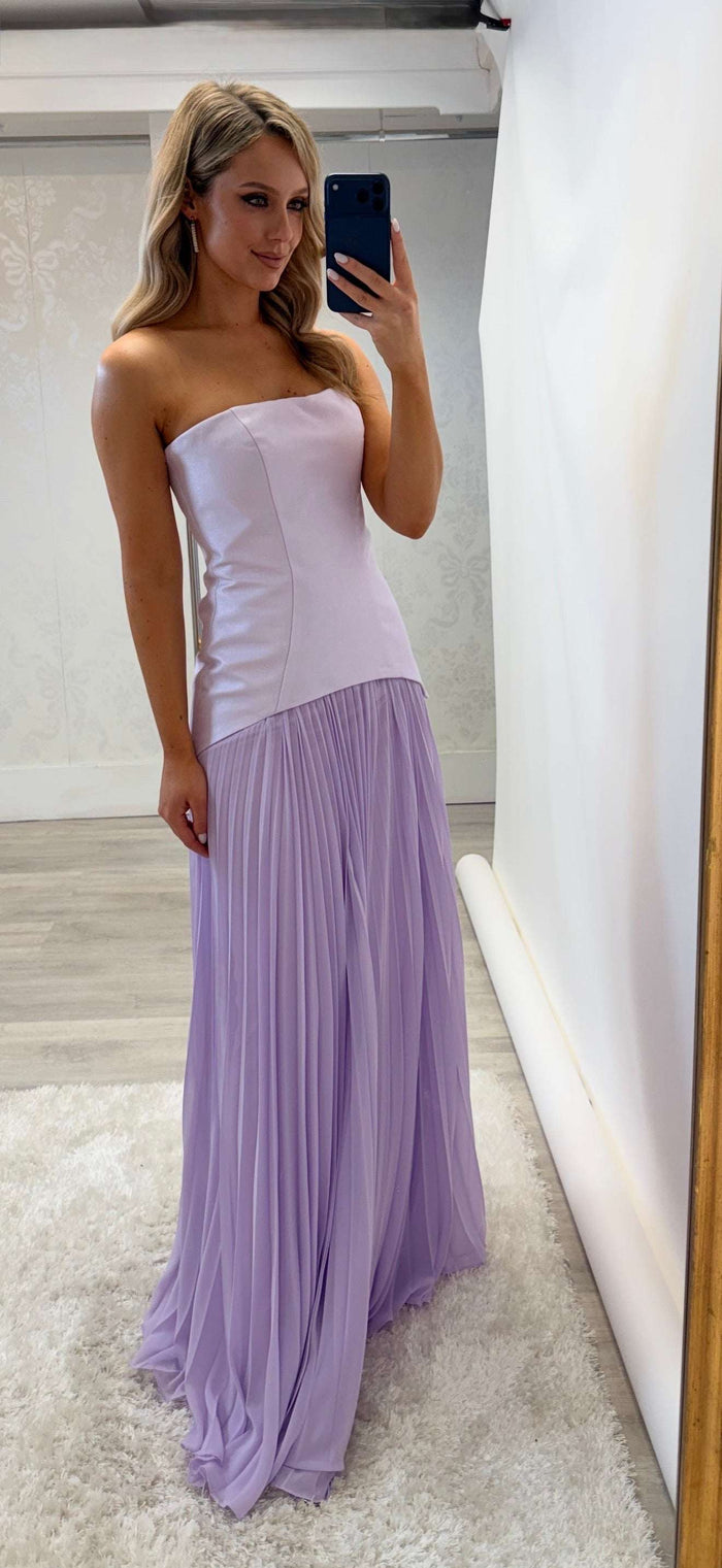 Lilac Pleat Maxi