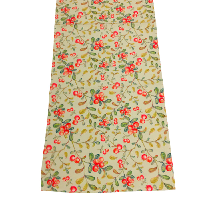 Lingonberries Table Runner