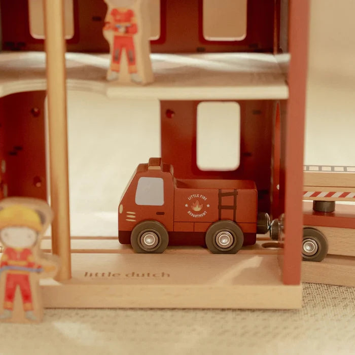 Little Dutch Wooden Fire Station