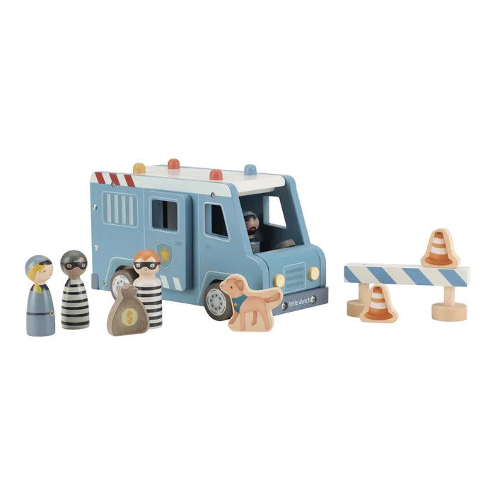 Little dutch Wooden Police Van