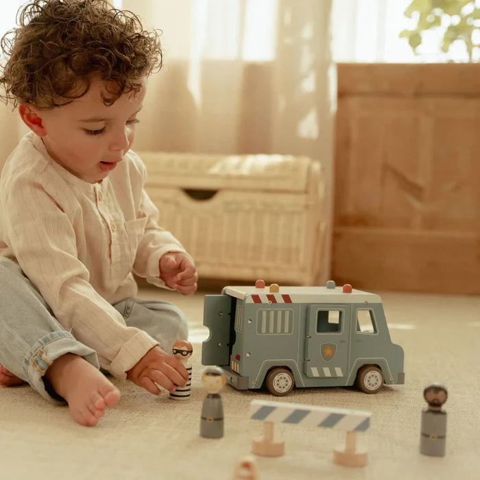 Little dutch Wooden Police Van