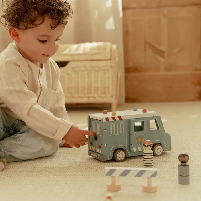 Little dutch Wooden Police Van