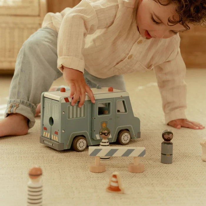 Little dutch Wooden Police Van