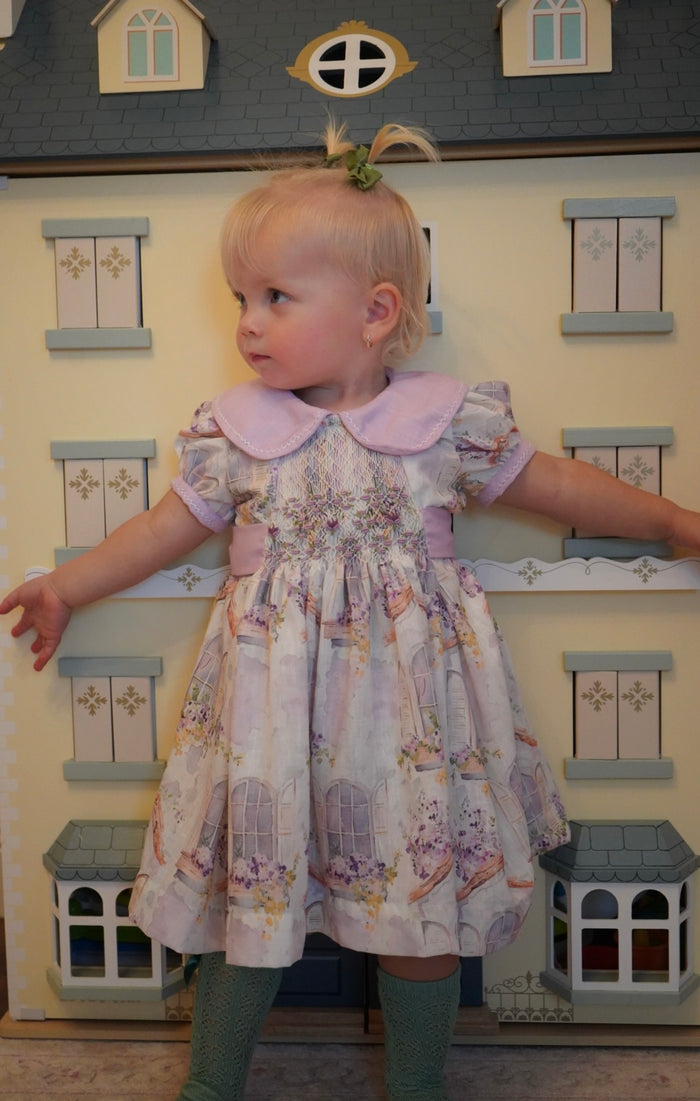 Little House Handsmocked Girl Dress