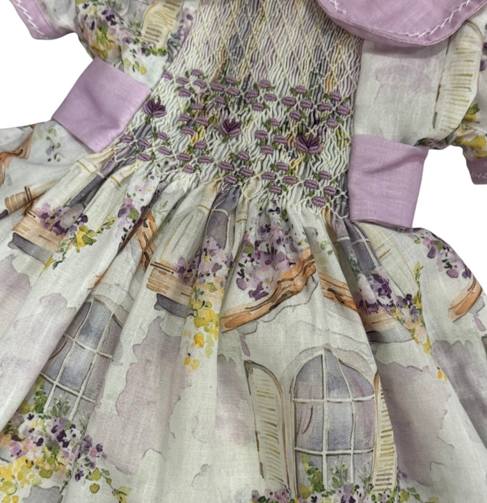 Little House Handsmocked Girl Dress