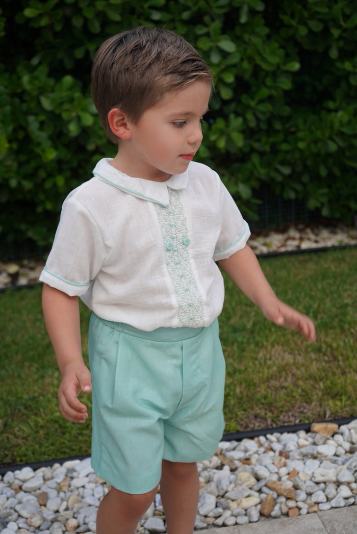 Little House Mint Boy 2-Piece Set