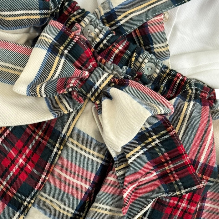 Lorenza Tartan Girl 2-Piece Romper Set