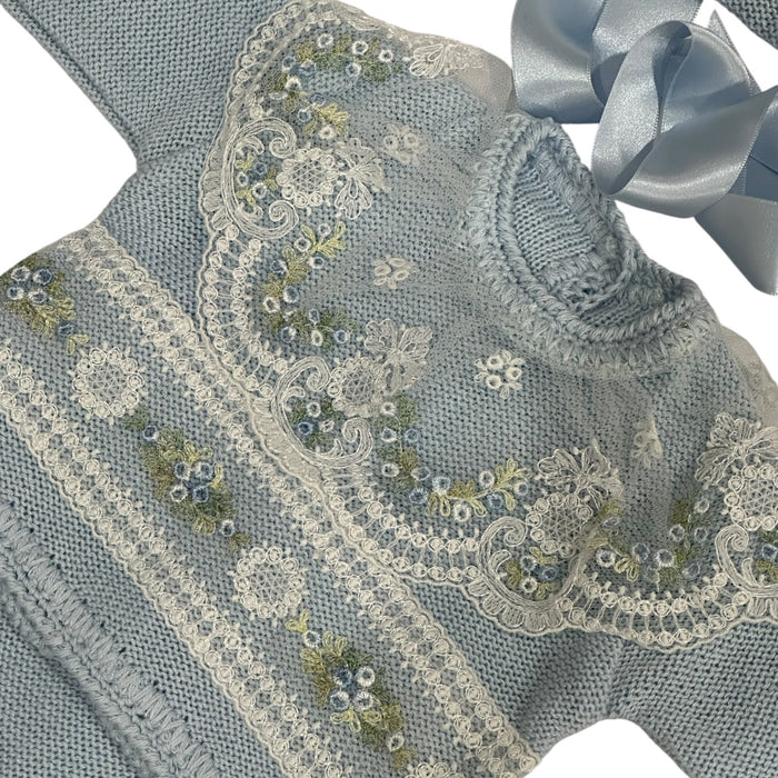 MADE TO ORDER Aida Just Blue Floral 4-Piece Set (6-8 weeks after order is placed)