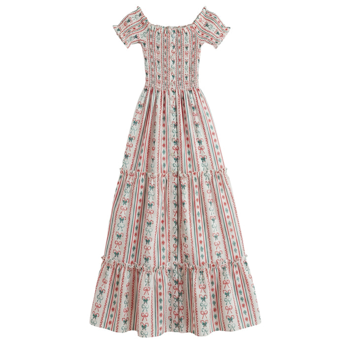 MADE TO ORDER XMAS Piccoli&Co MOM Nap Dress (SHIPS 4-6 weeks after order placement))