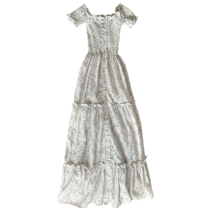 MADE TO ORDER XMAS Piccoli&Co MOM Nap Dress (SHIPS 4-6 weeks after order placement))