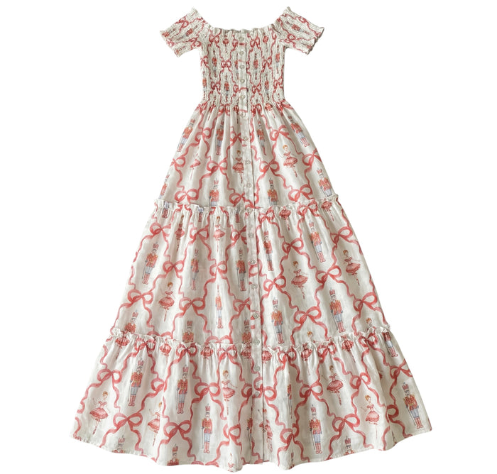 MADE TO ORDER XMAS Piccoli&Co MOM Nap Dress (SHIPS 4-6 weeks after order placement))