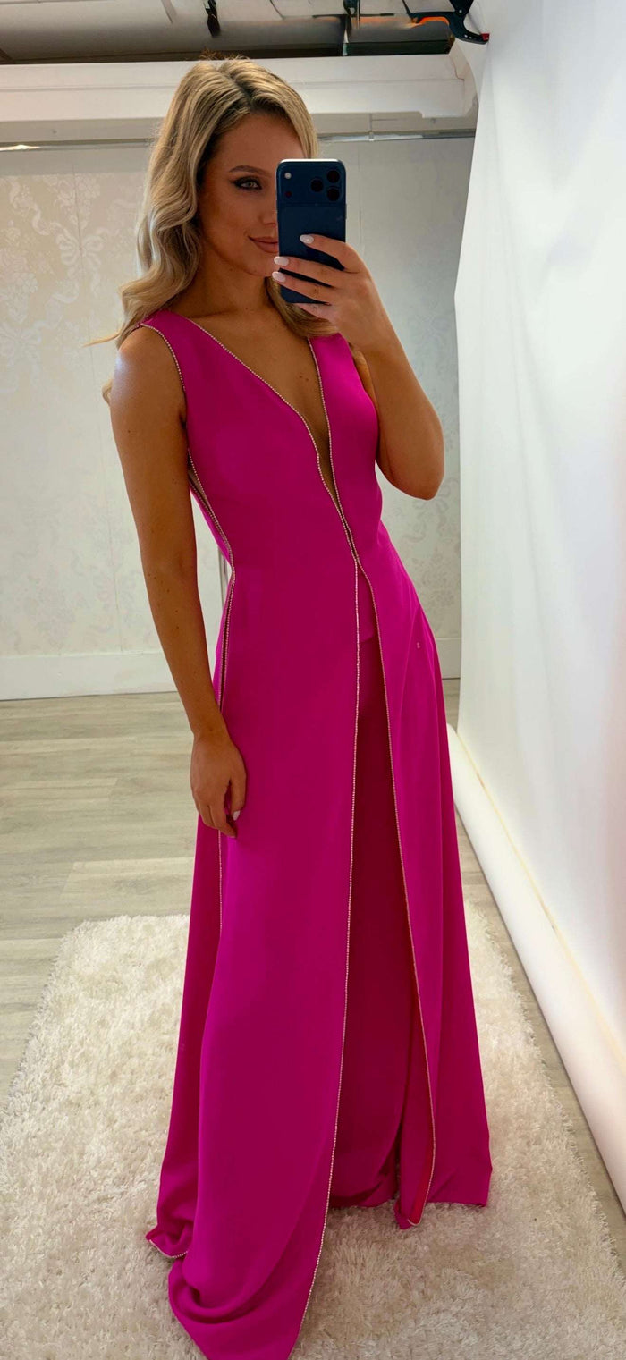 Magenta Jumpsuit