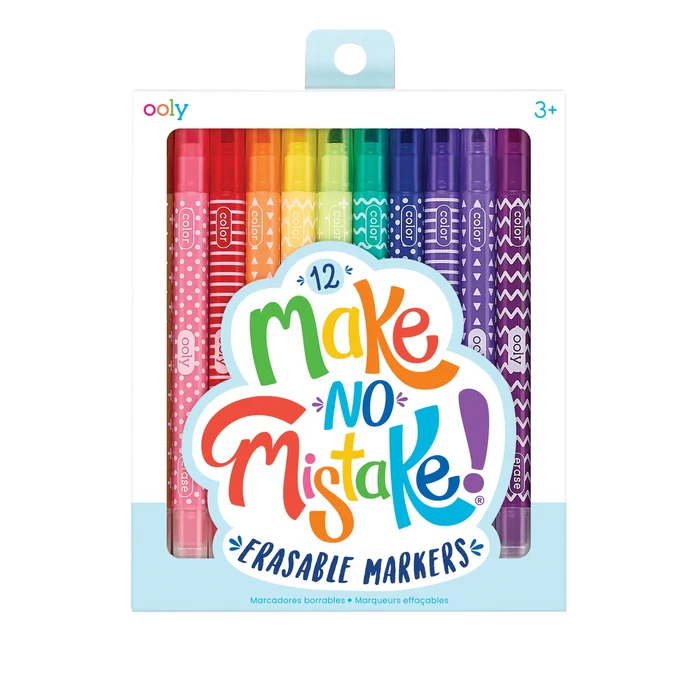 Make No Mistake Erasable Markers - Set of 12