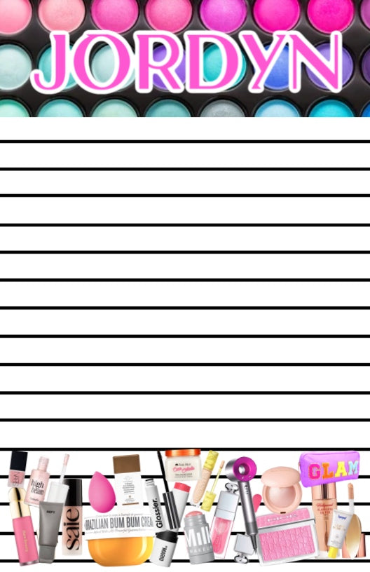 Makeup Custom Notepad