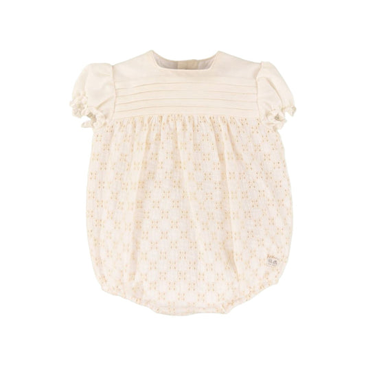 Marfil Ivory Unisex Romper