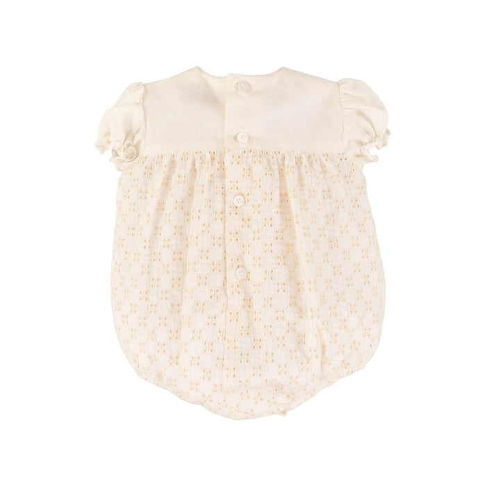 Marfil Ivory Unisex Romper