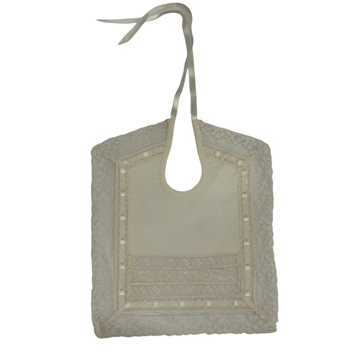 Marilyn Ivory Lace Luxe Bib