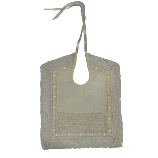 Marilyn Ivory Lace Luxe Bib