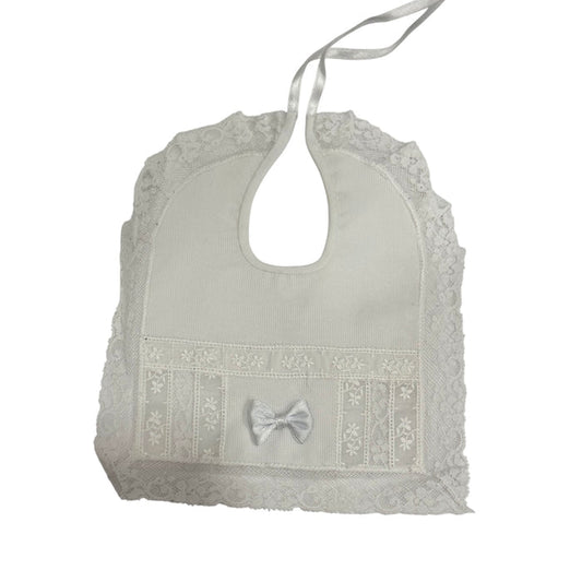 Marilyn White Lace Luxe Bib