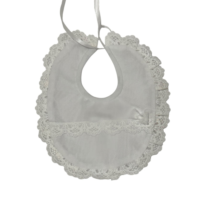 Marlo White Luxe Bib