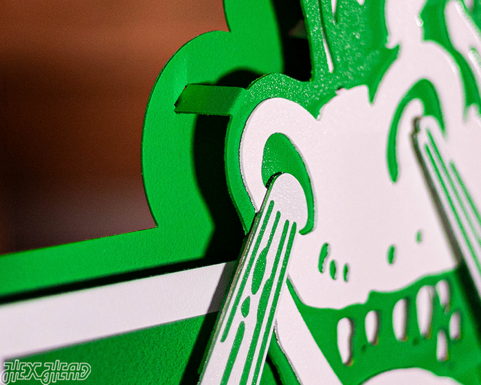 Marshall Thundering Herd VAULT Throwback 3D Metal Wall Art