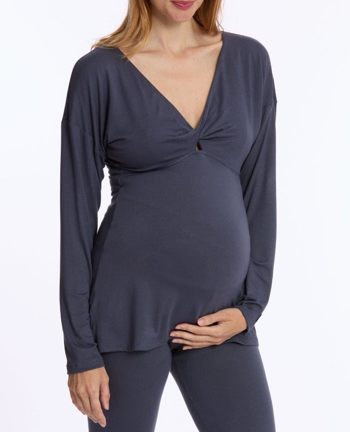 Maternity and Nursing Long Sleeve T-Shirt Louna