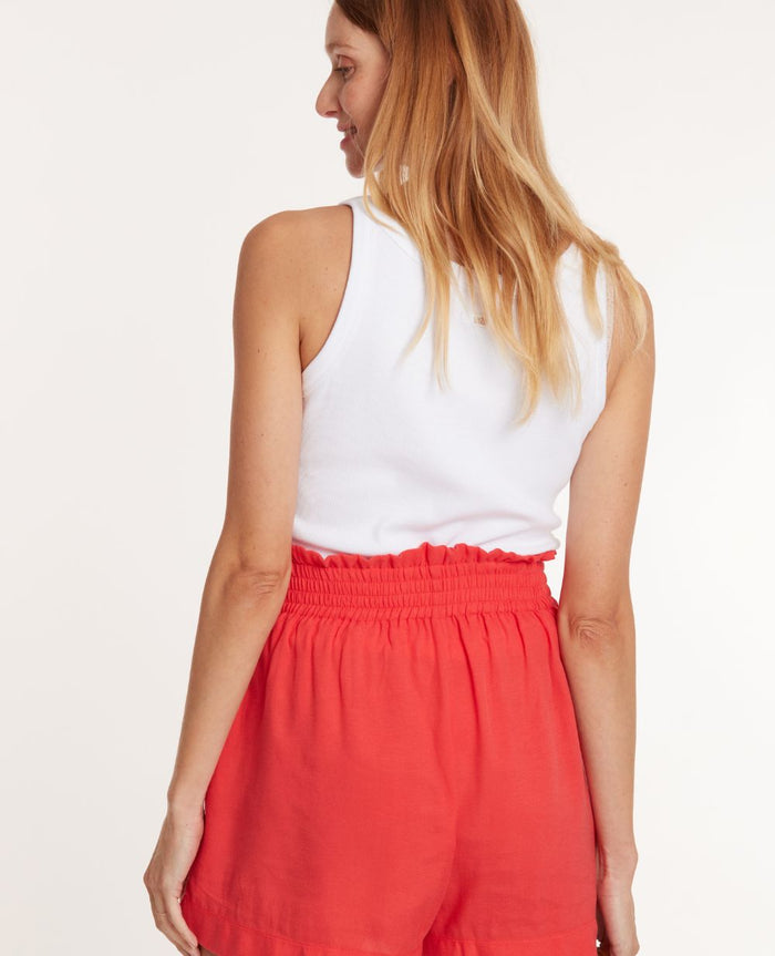 Maternity and nursing tank top Carnac white