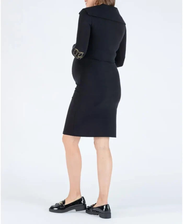 Maternity and pregnancy dress Favo black - Robes