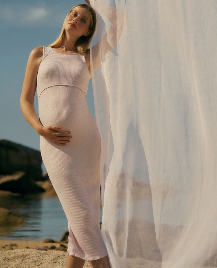Maternity Beachwear Dress Malaga lilac