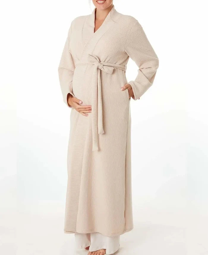 Maternity long cardigan Sweet Home oats - Nightdress