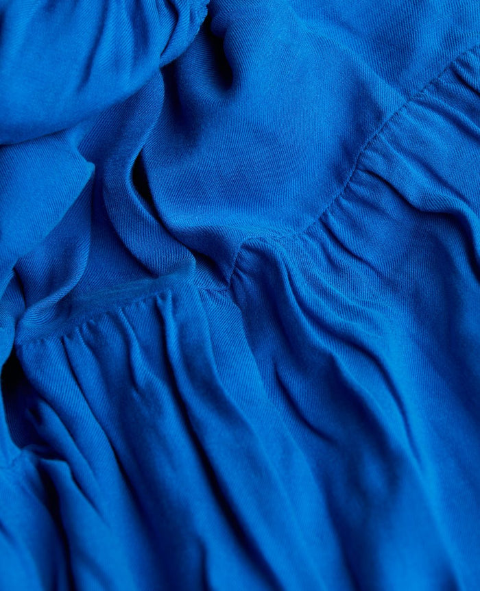 Maternity maxi dress Claudette electric blue