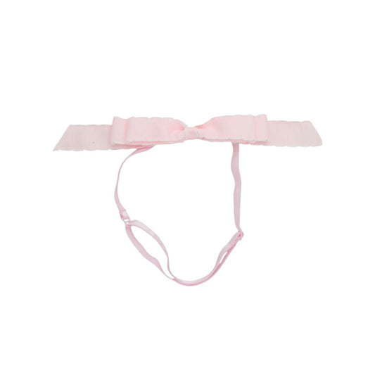 Mathilde Moonstitch Bow Headwrap - Pink